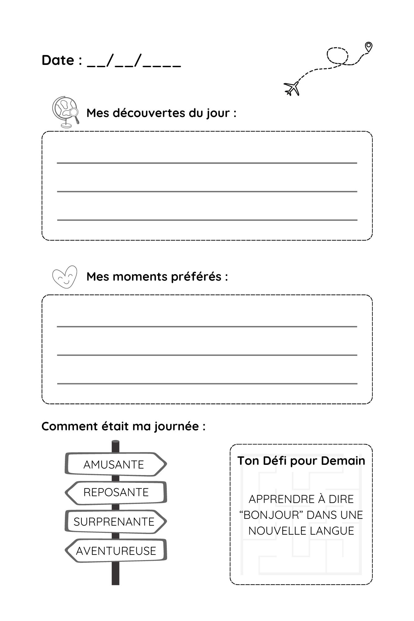 Carnet de Voyage - 15 jours