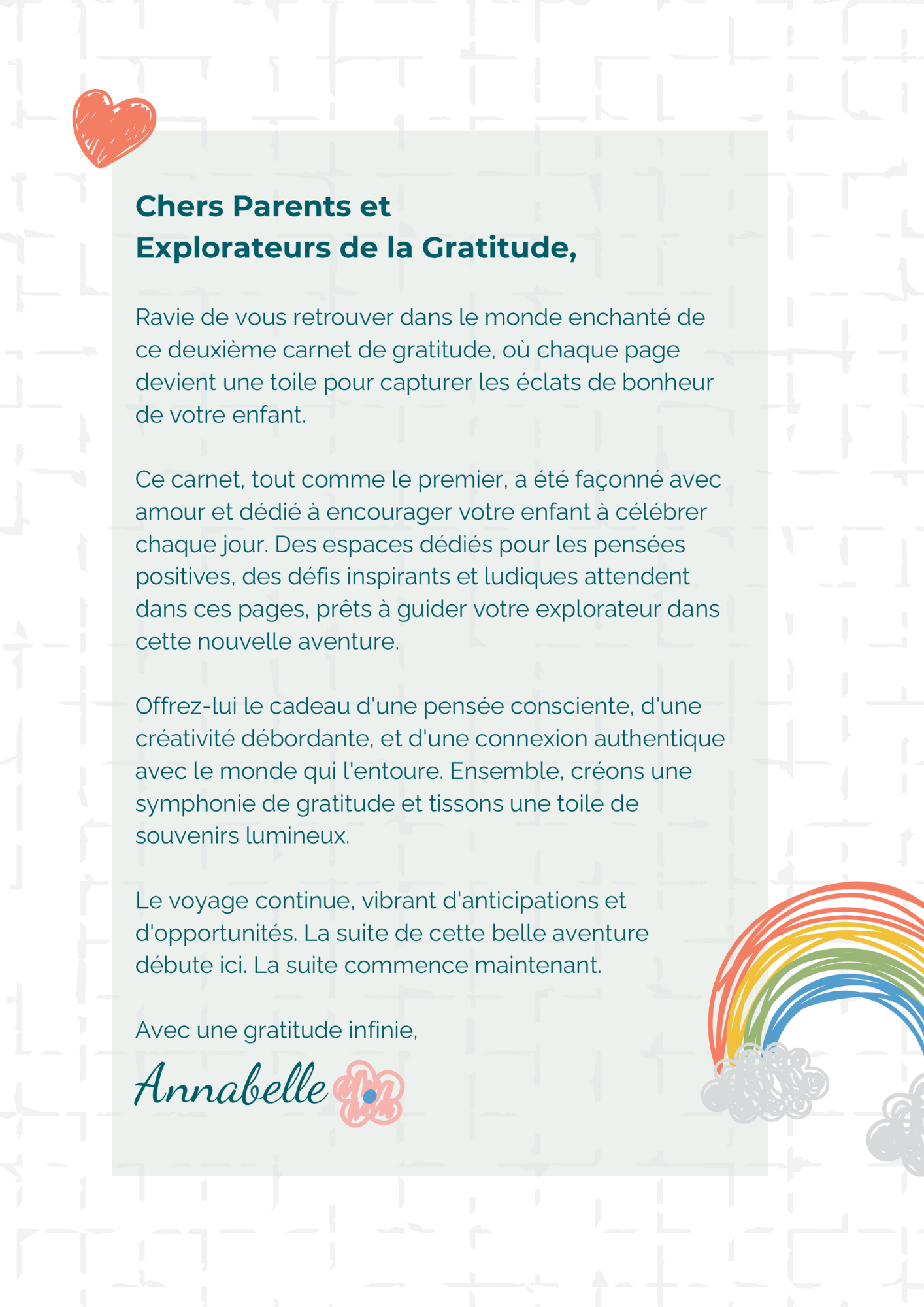 Carnet de Gratitude N°2